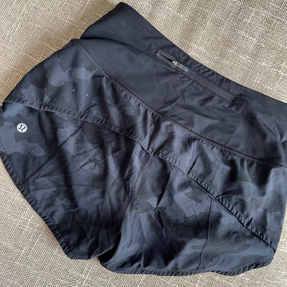 lululemon athletica Black Athletic Shorts